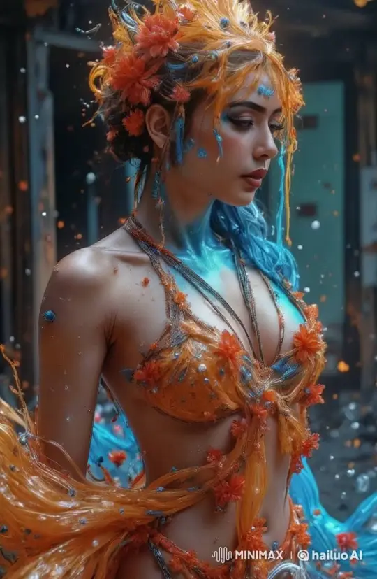 Fantasy-Themed Artistic Costume Showcase – AI Generated Video | Hailuo AI