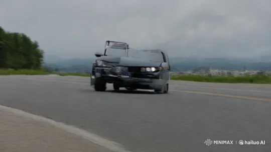 Exciting Car Chase Scene on YouTube – AI Generated Video | Hailuo AI