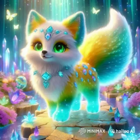Ethereal Fox Glows in Enchanted Forest Journey – AI Generated Video | Hailuo AI