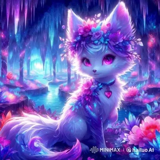 Magical Fox-like Creature in Enchanted Forest – AI Generated Video | Hailuo AI