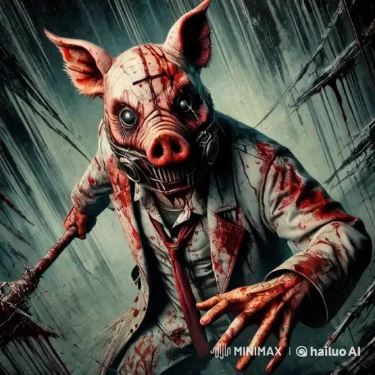Mysterious Figure with Barbed Weapon in Dark Alley – AI Generated Video | Hailuo AI