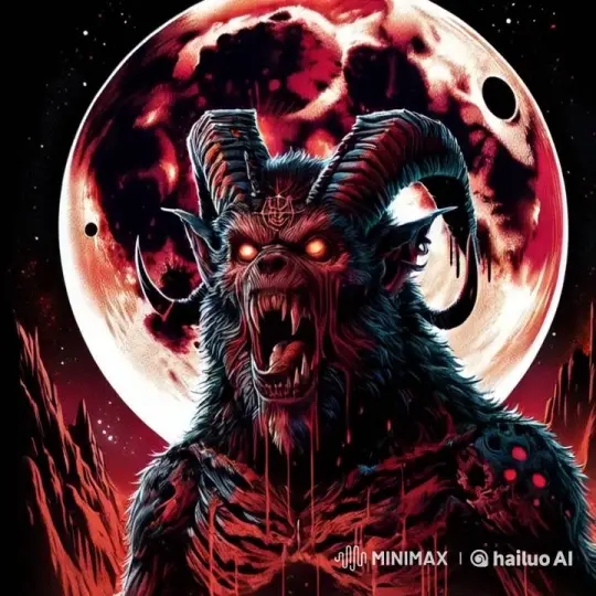 Werewolf Howling at the Moon with Close-Up on Face – AI Generated Video | Hailuo AI