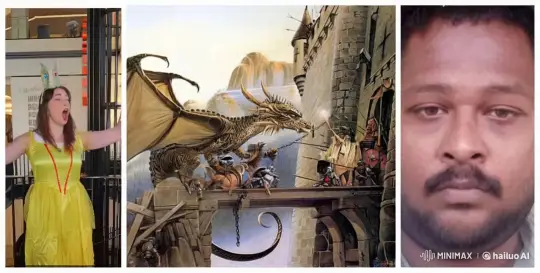 Epic Confrontation in a Medieval Castle with Warrior and Dragon – AI Generated Video | Hailuo AI
