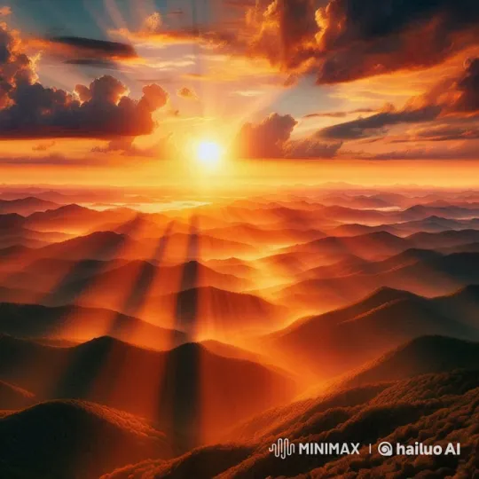 Aerial Panorama of Ozark Mountains at Sunset – AI Generated Video | Hailuo AI
