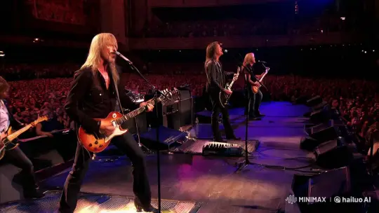 Legendary Rock Bands in Epic Live Concert Performance – AI Generated Video | Hailuo AI