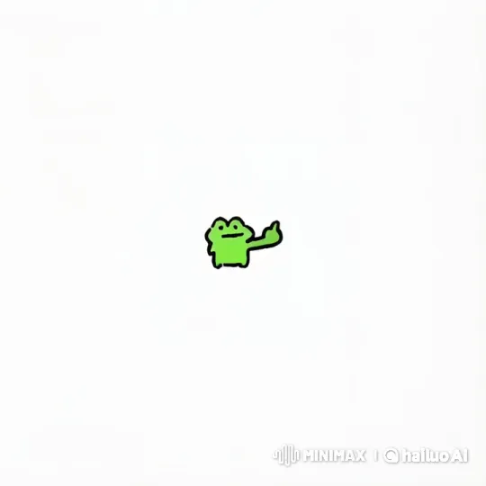 Green Cartoon Character's Continuous Running Loop – AI Generated Video | Hailuo AI
