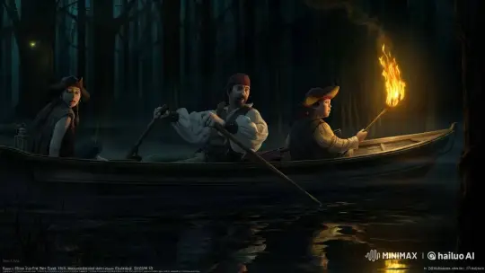 Pirate Adventure in the Mysterious Misty Forest – AI Generated Video | Hailuo AI