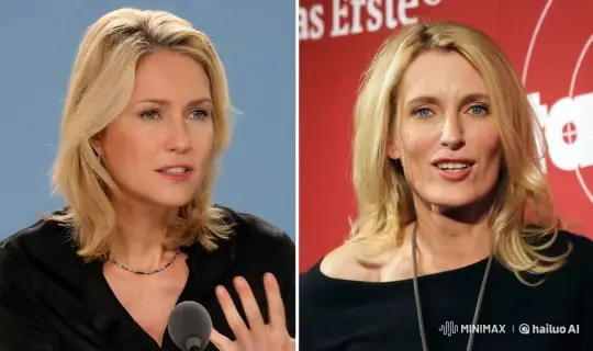 Maria Furtwängler and Manuela Schwesig Share an Intimate Kiss – AI Generated Video | Hailuo AI