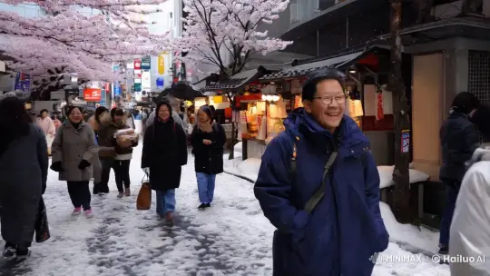 Tokyo Snowscape: Urban Beauty and Winter Warmth – AI Generated Video | Hailuo AI