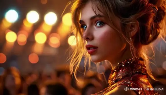 Girl Sings Love Song, Smiles, and Walks Away – AI Generated Video | Hailuo AI