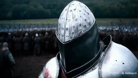 Brave Knight Faces Overwhelming Enemy Horde – AI Generated Video | Hailuo AI