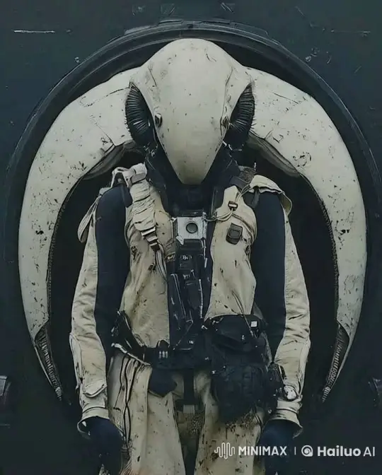 Reptilian Pilot Revealed in Gloomy Spaceship Drama – AI Generated Video | Hailuo AI
