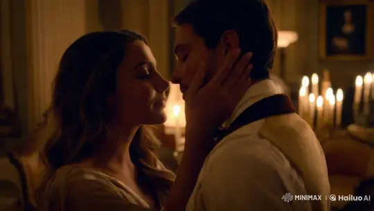 Make them kiss - An Intimate, Romantic Scene Captured – AI Generated Video | Hailuo AI