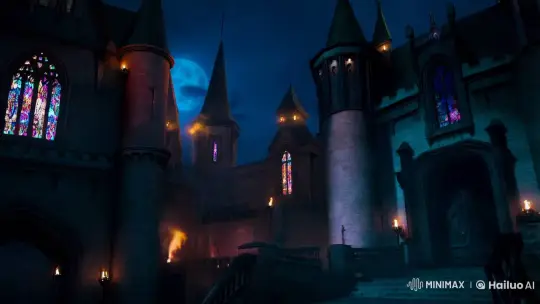Dracula Emerges: A Dark Castle's Sinister Elegance – AI Generated Video | Hailuo AI