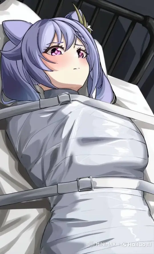 Countryside Cottage: Girl in White Straitjacket at Sunset – AI Generated Video | Hailuo AI