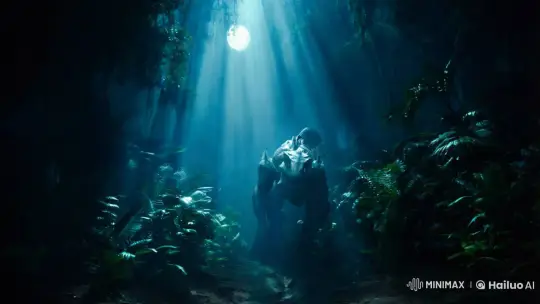 Alien Predator Hunt in Gloomy Jungle Setting – AI Generated Video | Hailuo AI