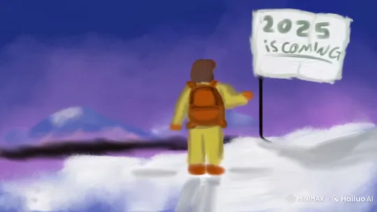 Person Stands with Flag in Snowy Tempest – AI Generated Video | Hailuo AI