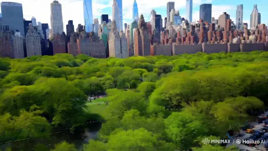 Central Park to Manhattan: A Cinematic Journey – AI Generated Video | Hailuo AI
