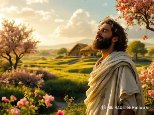 Tranquil Garden: Harmony of Man and Nature – AI Generated Video | Hailuo AI