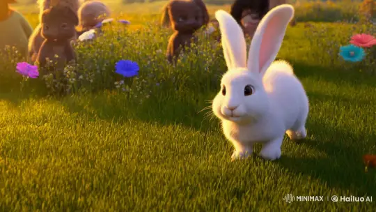 Title: "Benny the Brave Little Bunny" – AI Generated Video | Hailuo AI
