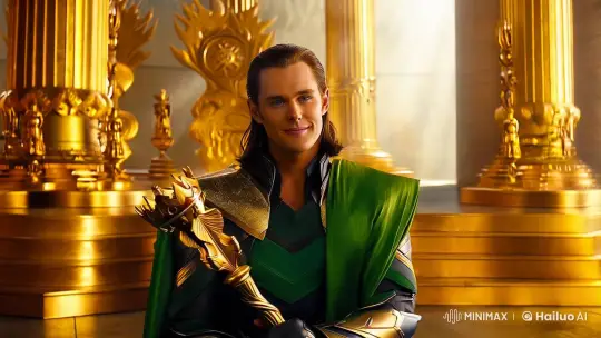Loki's Regal Presence in Asgard's Throne Room – AI Generated Video | Hailuo AI