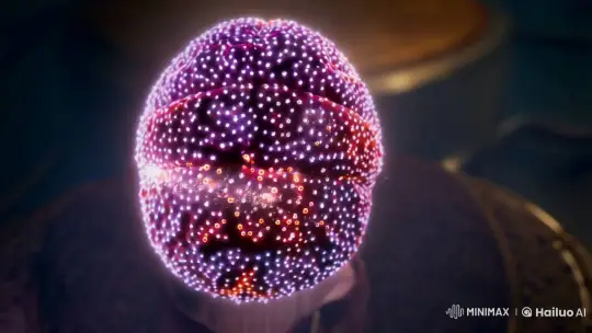 Symbolic Brain as Particle Decelerator: Aesthetic Film Clip – AI Generated Video | Hailuo AI