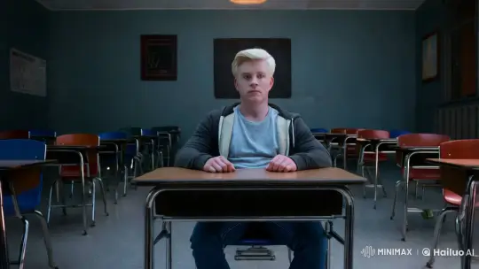 College Student Transformed into Actress in Haunting Scene – AI Generated Video | Hailuo AI