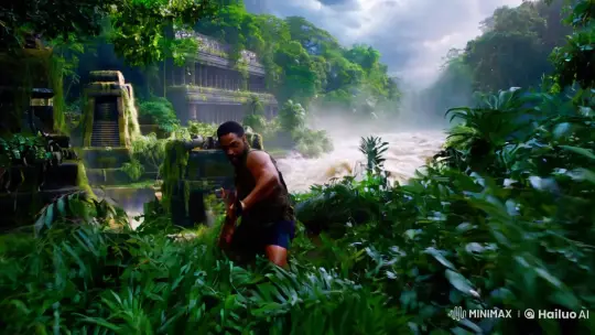 Adventurer Navigates Perilous Amazon in Cinematic Masterpiece – AI Generated Video | Hailuo AI