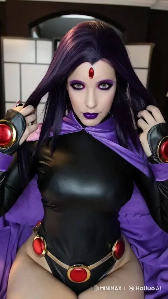 Raven from Teen Titans Dives with Fish in Coral Reef – AI Generated Video | Hailuo AI
