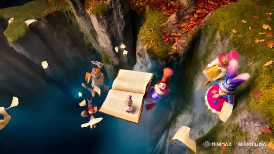 Alice's Descent in Hyperdetailed Wonderland with 8K HDR Cinematic Aesthetic – AI Generated Video | Hailuo AI