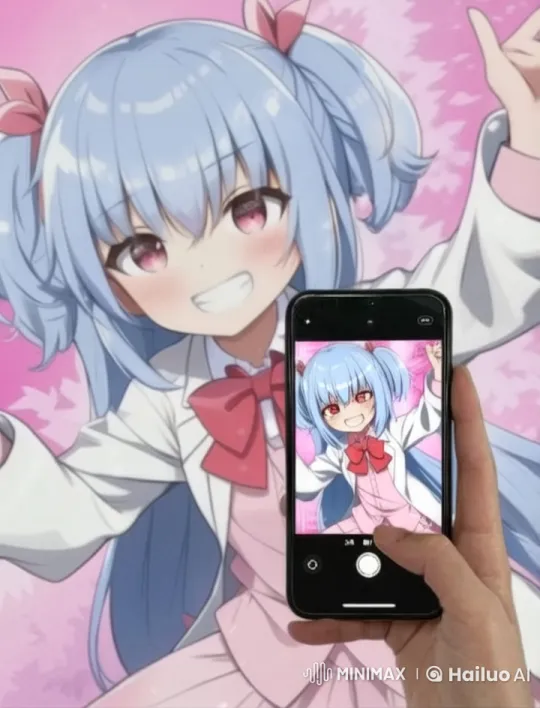 Cheerful Character in Live2D Animation Celebrating – AI Generated Video | Hailuo AI