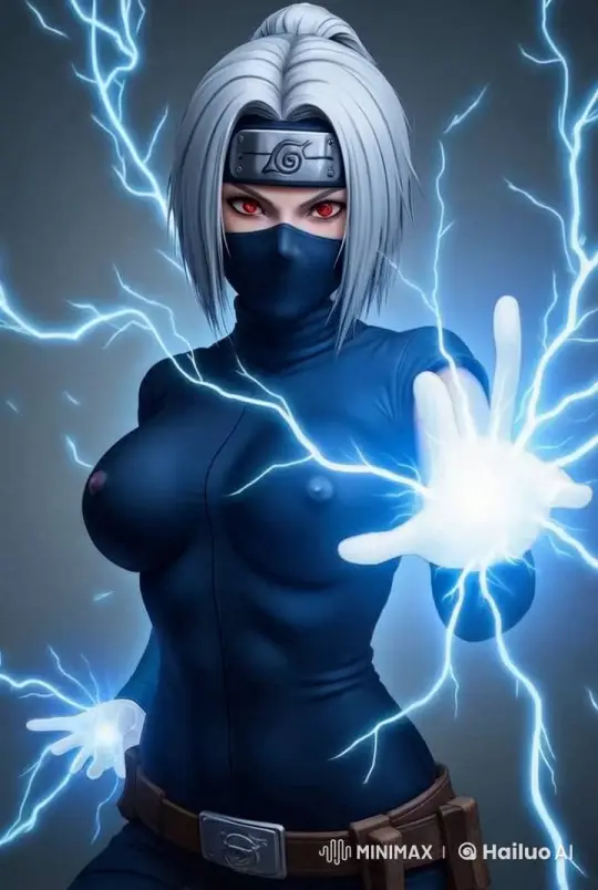 Female Kakashi Inspired Naruto Character Artwork – AI Generated Video | Hailuo AI
