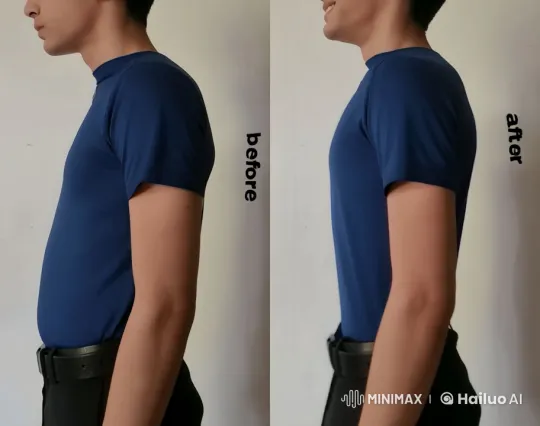 Side-by-Side 360-Degree Posture Comparison – AI Generated Video | Hailuo AI