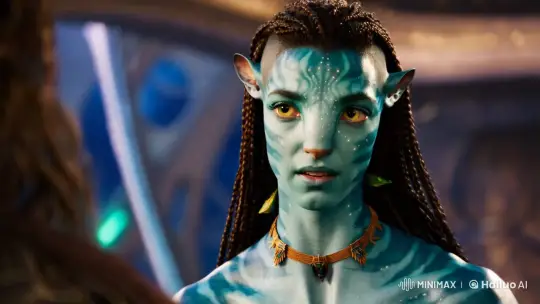 Aesthetic Close-up of a Navi Woman with Ethereal Makeup – AI Generated Video | Hailuo AI
