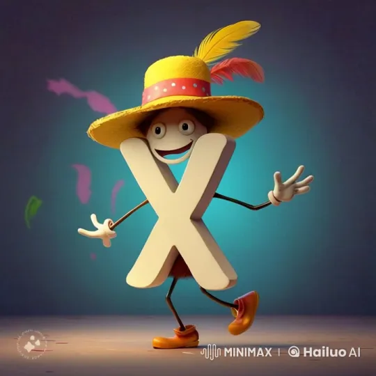 'X' Character Dancing on Stage with Joy – AI Generated Video | Hailuo AI