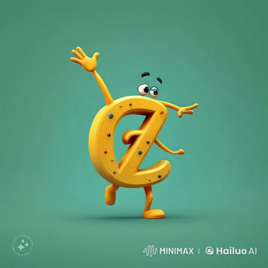 Animated 'Z' Character Performing Joyful Dance Routine – AI Generated Video | Hailuo AI