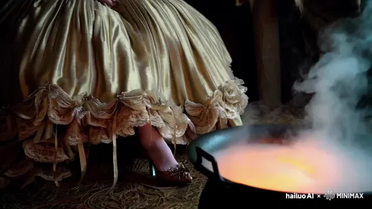Close-up of a Wilderness Witch Preparing Potions – AI Generated Video | Hailuo AI
