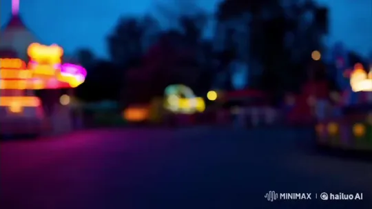 Terrifying Clown Encounter in Amusement Park – AI Generated Video | Hailuo AI