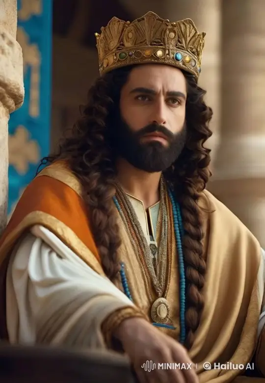 King Solomon's Wisdom in the Judgment of Two Mothers – AI Generated Video | Hailuo AI