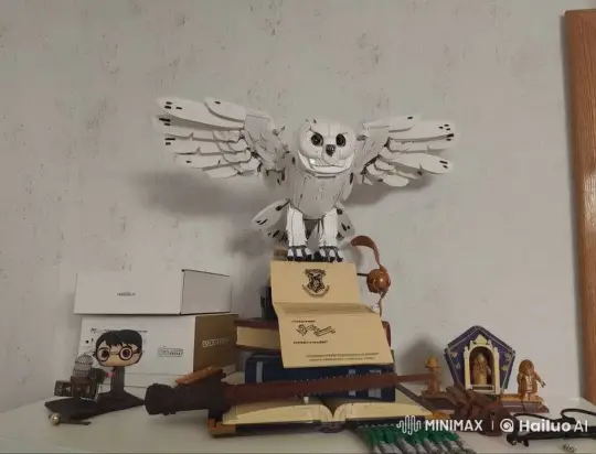 LEGO Owl Takes Flight in Live2D Animation – AI Generated Video | Hailuo AI