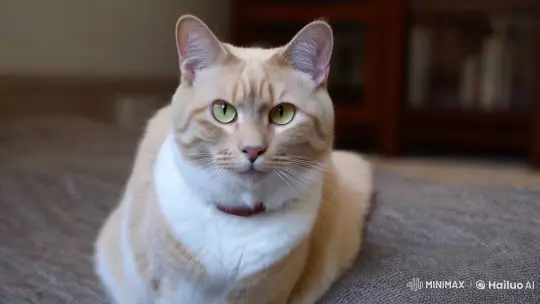 Male Cat Works as an Animator – AI Generated Video | Hailuo AI
