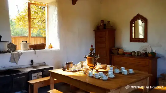 Rustic-Refined Rural Room with Warm Ambiance – AI Generated Video | Hailuo AI