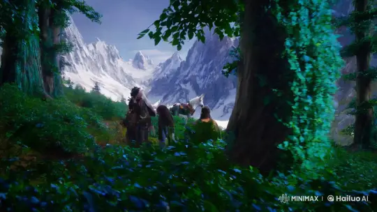 Adventurers Quest Through Enchanted Landscapes and Epic Battle – AI Generated Video | Hailuo AI