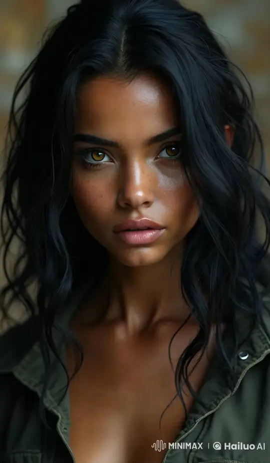 Girl's Warm Smile Transforms Intimate Portrait – AI Generated Video | Hailuo AI