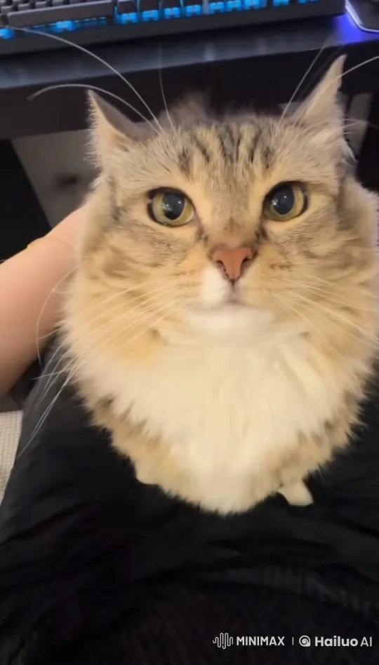 Animated Cat Fight: From Calm to Cartoon Chaos – AI Generated Video | Hailuo AI