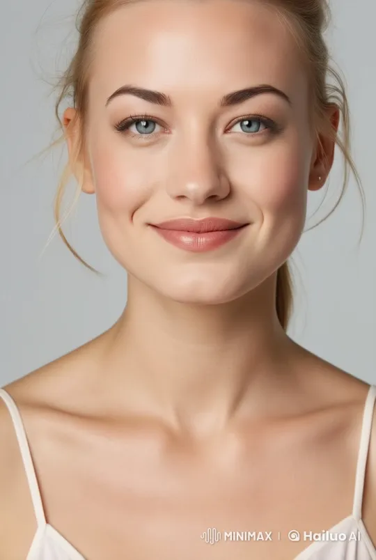 Charming Live2D Video of Graceful Woman with Animated Hair – AI Generated Video | Hailuo AI