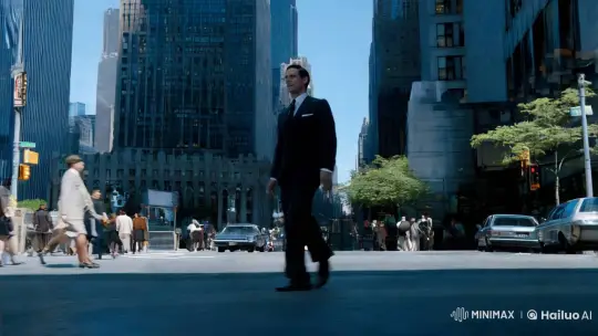 60s-Style City Walk: Businessman's Solitary Journey – AI Generated Video | Hailuo AI
