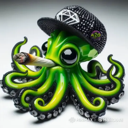 Live2D Animated Octopus with Joint and Swirling Smoke – AI Generated Video | Hailuo AI