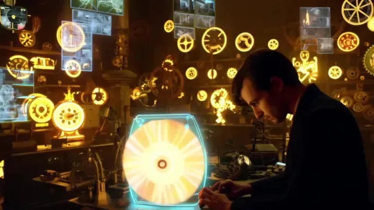 Scientist Activates Time Machine in Advanced Lab – AI Generated Video | Hailuo AI
