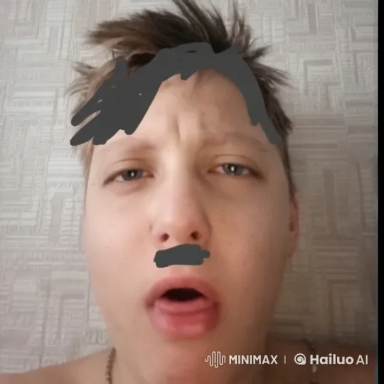 Boy Shouts and Eats Mushrooms Against Wall – AI Generated Video | Hailuo AI